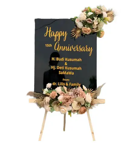 Papan Bunga Akrilik Gerunung