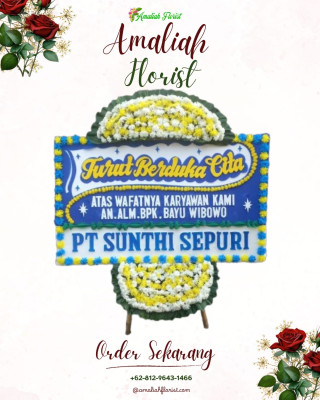 Papan Bunga Duka di Gerunung